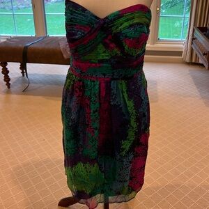 Shosanna strapless mini dress size 6